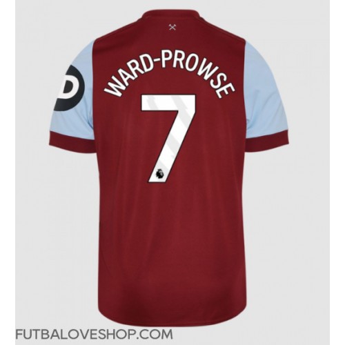 Dres West Ham United James Ward-Prowse #7 Domáci 2023-24 Krátky Rukáv